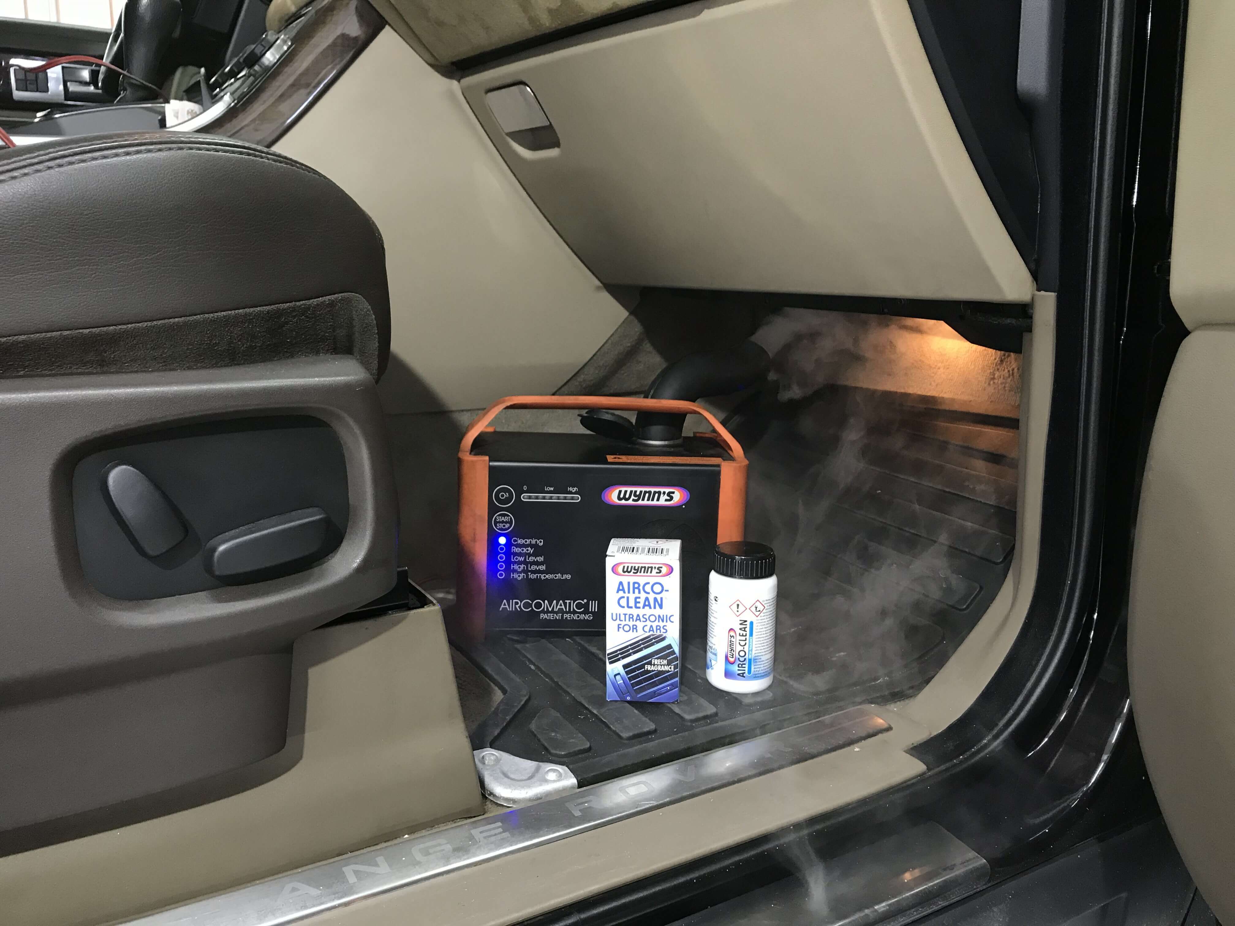 Антибактериальная обработка климатической установки А/С Range Rover Sport