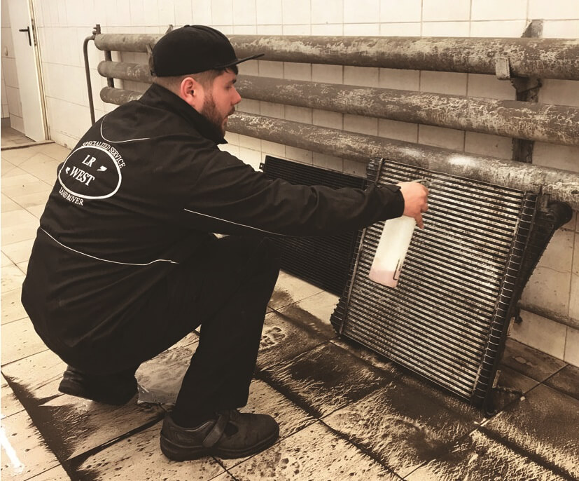 Промывка радиаторов системы охлаждения Freelander 2