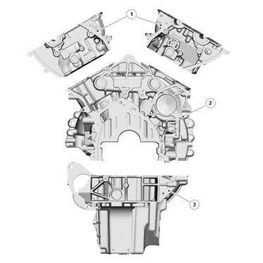 Схема дизельного двигателя 3TD Land Rover Discovery 4, Range Rover и Range Rover Sport